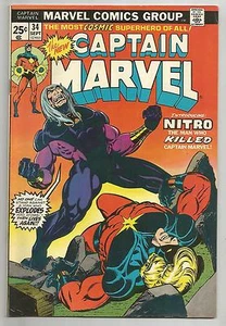 CAPTAIN MARVEL (Vol. 1) #34 – Grade 7.0 – 1st Nitro! The event that changed C... - Picture 1 of 2