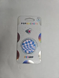 PopSockets PopGrip Checker Cell Phone Grip & Stand - Blueberry Checker - Photo 1 sur 4