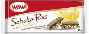 Wawi Schoko Reis Edelvollmilch 40g - Bild 1 von 1