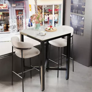 Bartisch Stehtisch Bistrotisch Tisch Partytisch 70*70*105cm gesinterter Stein DE - Bild 1 von 9