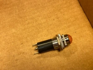 New Amber Pilot Light Indicator Lamp Vintage-Style Faceted for Tube Amplifier - Picture 1 of 9