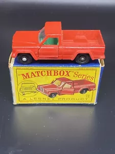 Matchbox n. 71B Jeep Gladiator Pickup 1964 ""verde"" Nuovo di zecca, scatola ottima forma - Foto 1 di 9