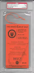 1990 PGA GRAND SLAM OF GOLF Full TICKET PAYNE STEWART North STADLER Mike Ditka - Picture 1 of 2