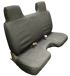 Funda de asiento impermeable para cojín delantero banco carbón con muescas grande A27 RCab XCab - Imagen 1 de 3