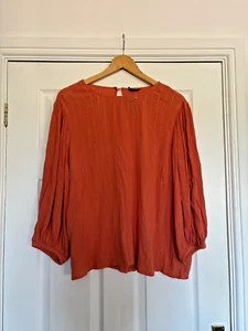 BNWT M&CO ORANGE TOP SIZE 18 - Picture 1 of 8