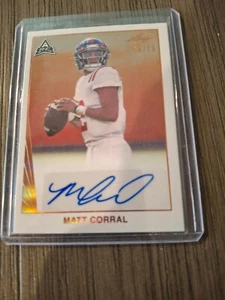 2021 Leaf Matt Corral RC Auto 75/99 - Bild 1 von 1