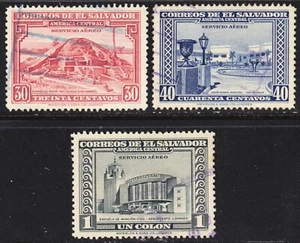 El Salvador Scott C99-101 complete set VF used. Lot A. FREE ship for any add... - Picture 1 of 1