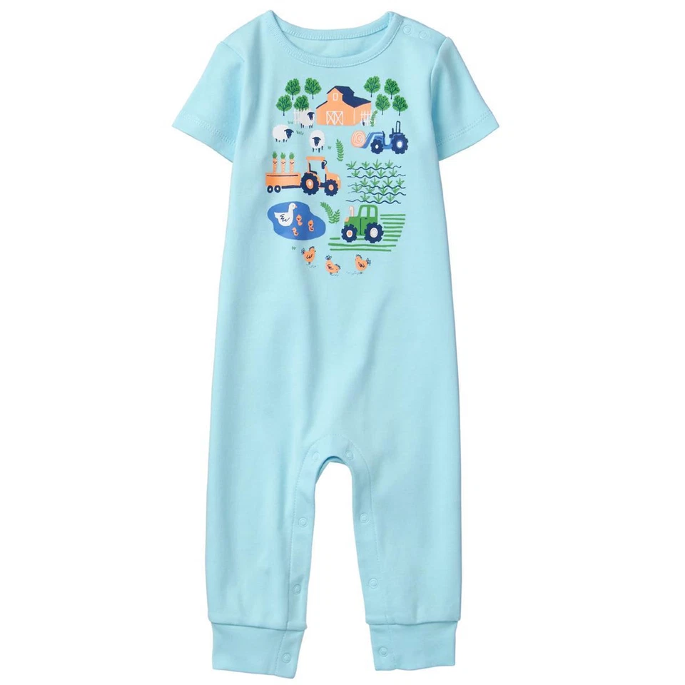 Nuevo con etiquetas Mameluco Gymboree Little Farm Bebé Niño Recién Nacido Esencial NB 0-3-6-12-18 Foto 1 de 1