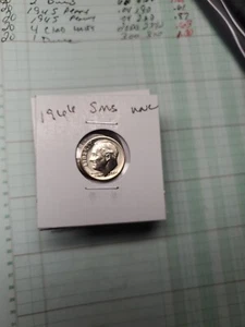 1966 SMS Roosevelt Dime 10c Gem Proof CN-Clad US Coin - Picture 1 of 4
