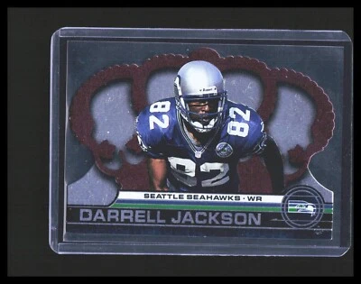 2001 Darrell Jackson Pacific Crown Royale Red Die-Cut #127 Seattle Seahawks - Image 1 of 3