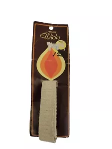 NOS Lamplight Farms Oil Lamp Wick Flat 3/4-9996 For Large Oil Lamps (3 Per Card) - Picture 1 of 2
