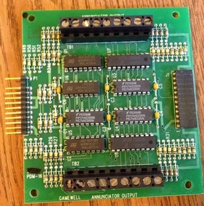 GAMEWELL PDM-16 ANNUNCIATOR OUTPUT 16 ZONE DRIVER MODULE. FIRE ALARM - Picture 1 of 5