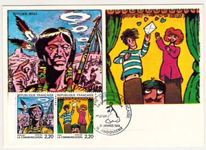 1988-Carte Maximum-Fred-Marijac-Bande Déssinée-Angouleme-Yv.2505/6 - Imagen 1 de 1