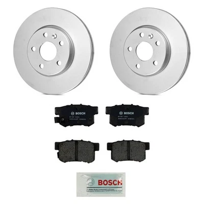 For Acura RDX 2007-2012 Bosch QuietCast Premium Rear Brake Kit w Organic Pads Foto 1 de 2