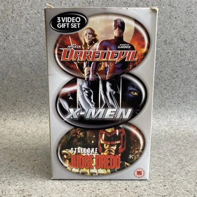 Tripple Box Set  VHS   Judge Dredd Daredevil X-men VHS  2 of 3 Sealed - Image 1 of 4