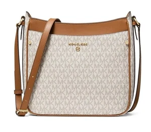 New Michael Kors Women's Jet Set Charm Large N/S Crossbody Bag Vanilla - Picture 1 of 4