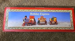 Vintage Ceramic Christmas Train Holiday Express Set New In Box - Picture 1 of 1