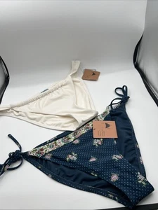 2x Pantalones de bikini de sombra y orilla talla grande (12-14) tiro bajo - Imagen 1 de 9