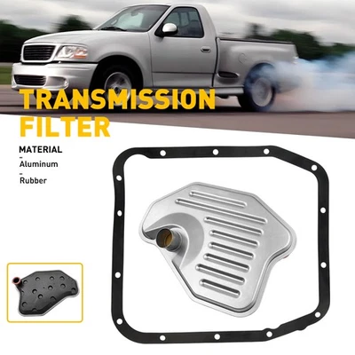 Filtro de óleo de transmissão F6AZ-7A098-A com junta de panela para Ford Lincoln Mercury - Imagem 1 de 4