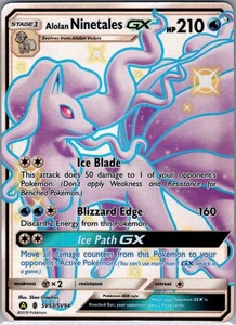 Alolan Ninetales GX SV53/SV94 Hidden Fates: Shiny Vault - Pokemon Card - NM - Picture 1 of 2