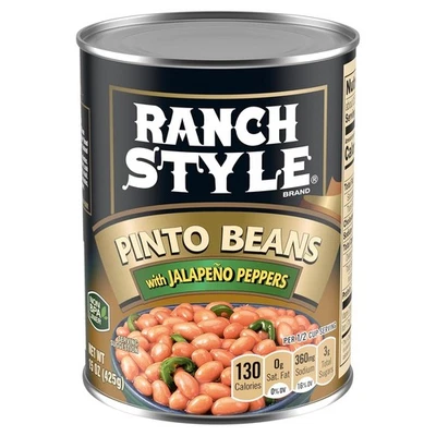 Ranch Style Pinto Beans With Jalapeno Peppers, Canned Beans, 15 OZ - Image 1 of 4