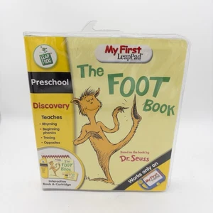 Libro interactivo y cartucho My First LeapPad The Foot Book Leap Frog Dr. Seuss - Imagen 1 de 5
