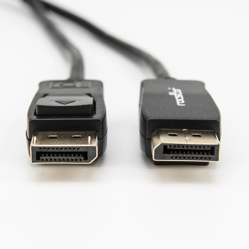 Rocstor Y10C237-B1 Cb 12Ft Displayport 1.2 Cable M 4K2K 3840X2160 60Hz Res - Image 1 of 4