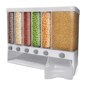Dispensador de alimentos secos contenedor de cereales-dispensador de arroz despensa de 22 libras y 6382 - Imagen 1 de 7
