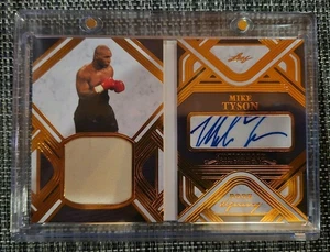 2023 Mike Tyson Leaf History Book Auto Relic /25 . Signings Ch. 1 Boxing Card - Picture 1 of 2