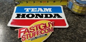 VINTAGE NOS HONDA DECAL - NOT A REPRODUCTION - AHRMA CR Works Bike Old School - Foto 1 di 4