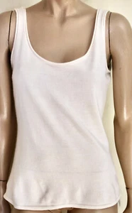 Ralph Lauren Black Label silk cashmere curl edge tank top S NWT    - Picture 1 of 6