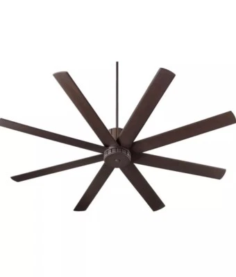 Ventilador de techo interior Proxima 72" 8 aspas bronce aceitado con aspas a juego Foto 1 de 3