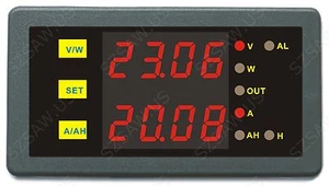 Programmable Combo Meter 0-90V 0-200A Volt AMP Power AH Battery Capacity Tester - Picture 1 of 10