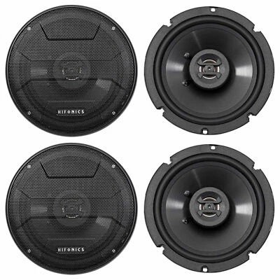(4) Hifonics ZS65CXS 6.5" 1200 Watt Shallow Mount Car Stereo Speakers