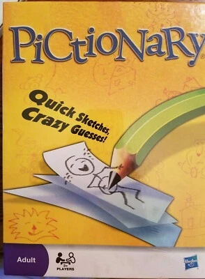 Pictionary Parker Brothers, Quick Draw Quick Sketches and Crazy Guesses, NEW - Image 1 of 2