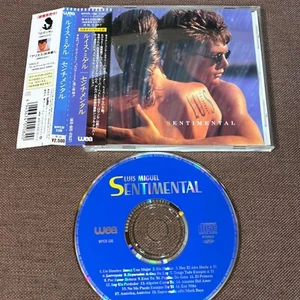 LUIS MIGUEL Sentimental JAPAN CD WPCR-108 w/ OBI + PS Japanese-only compilation - Picture 1 of 17