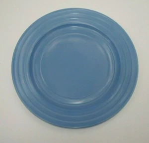 VINTAGE HAZEL ATLAS PASTEL BLUE DINNER PLATE 9" MID CENTURY MCM - Picture 1 of 2