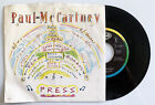 Paul Mccartney - Press / It?S Not True 45 Rpm Single 1986 Us Capitol Press W/ Ps