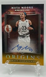 Maya Moore 2024 Panini WNBA Origins Legacy Signatures Gold Auto 03/10! Lynx - Picture 1 of 3