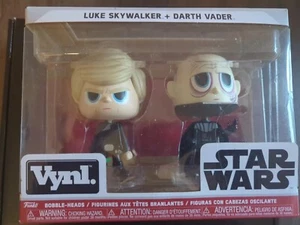 Funko Vynl. Star Wars™: Luke Skywalker™ + Darth Vader™ Vinyl Bobble-Heads #31623 - Picture 1 of 3