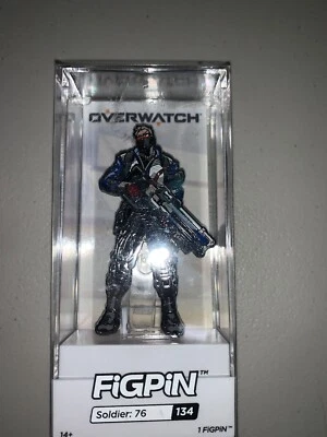 Overwatch - Soldier: 76 FiGPiN Pin Esmaltado 3" - 1ª Edición - Envío Gratis Foto 1 de 2