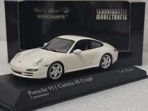 Porsche 911 (997) Carrera 4S 2005 White 1:43 Minichamps 400065322 RARITY!! (6) - Picture 1 of 17