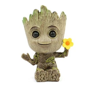 Mini Groot Figurine Miniature Model Home Accessories Decompression Artefact Kids - Picture 1 of 8