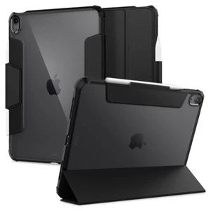COVER CUSTODIA SPIGEN ULTRA HYBRID PRO IPAD AIR 4 2020 / 5 2022 BLACK - Picture 1 of 10