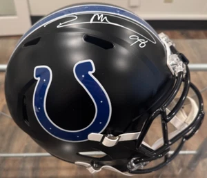 Robert Mathis Signed Indianapolis Colts Indiana Nights Full Size Replica Helmet - Picture 1 of 6