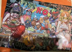 One Piece Gioco di Carte Tappetino Ufficiale Jump Festa 2025 Limited Giapponese NUOVO - Foto 1 di 1