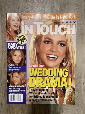 In Touch Weekly Magazine Sep 6, 2004 Britney Spears Wedding Drama Cover - Image 1 of 2