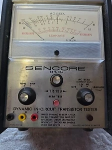 Sencore TR-139 Transistor Tester *Clean* *Works* - Zdjęcie 1 z 3