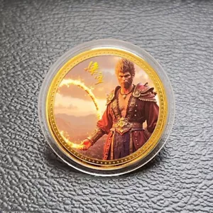 Black Myth Wukong II Gold Plated Challenge Coin - Picture 1 of 2