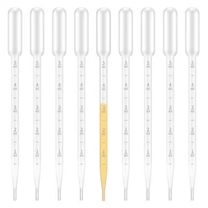 100 Pcs 5ml Plastic Transfer Pipettes For Essential Oilsliquidsgraduated - Picture 1 of 5